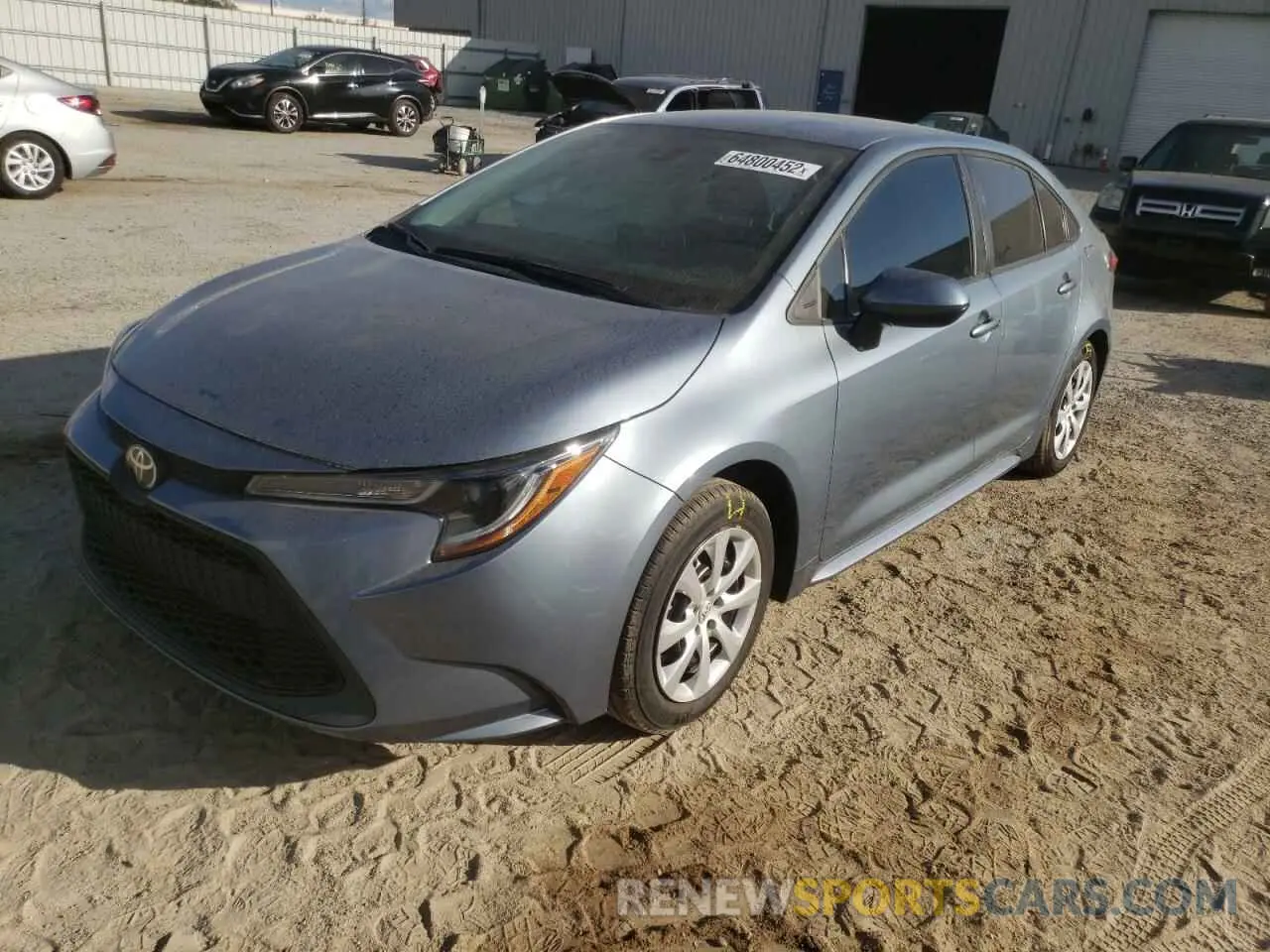 2 Photograph of a damaged car 5YFEPRAE9LP071126 TOYOTA COROLLA 2020