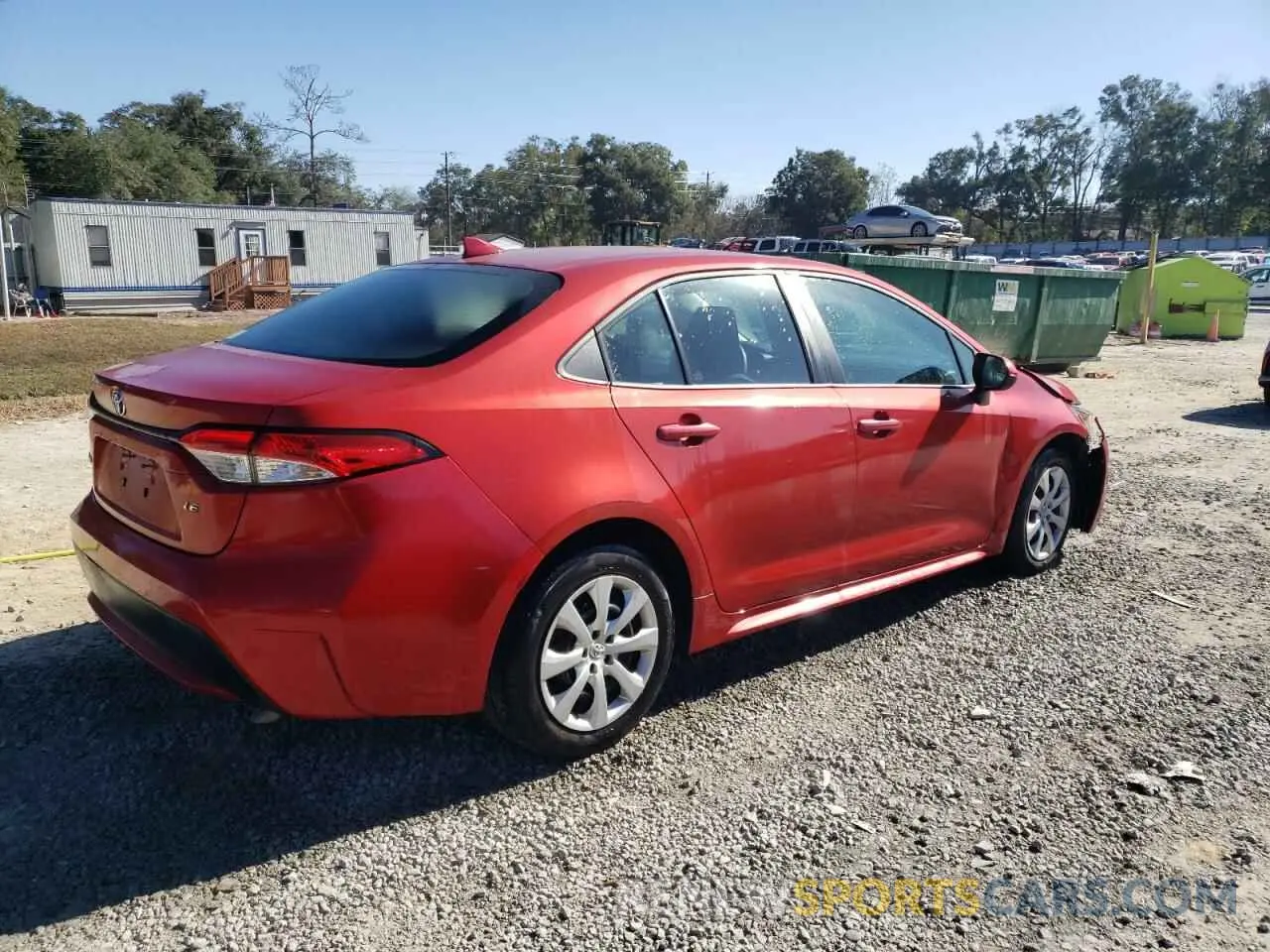 3 Фотография поврежденного автомобиля 5YFEPRAE9LP071689 TOYOTA COROLLA 2020