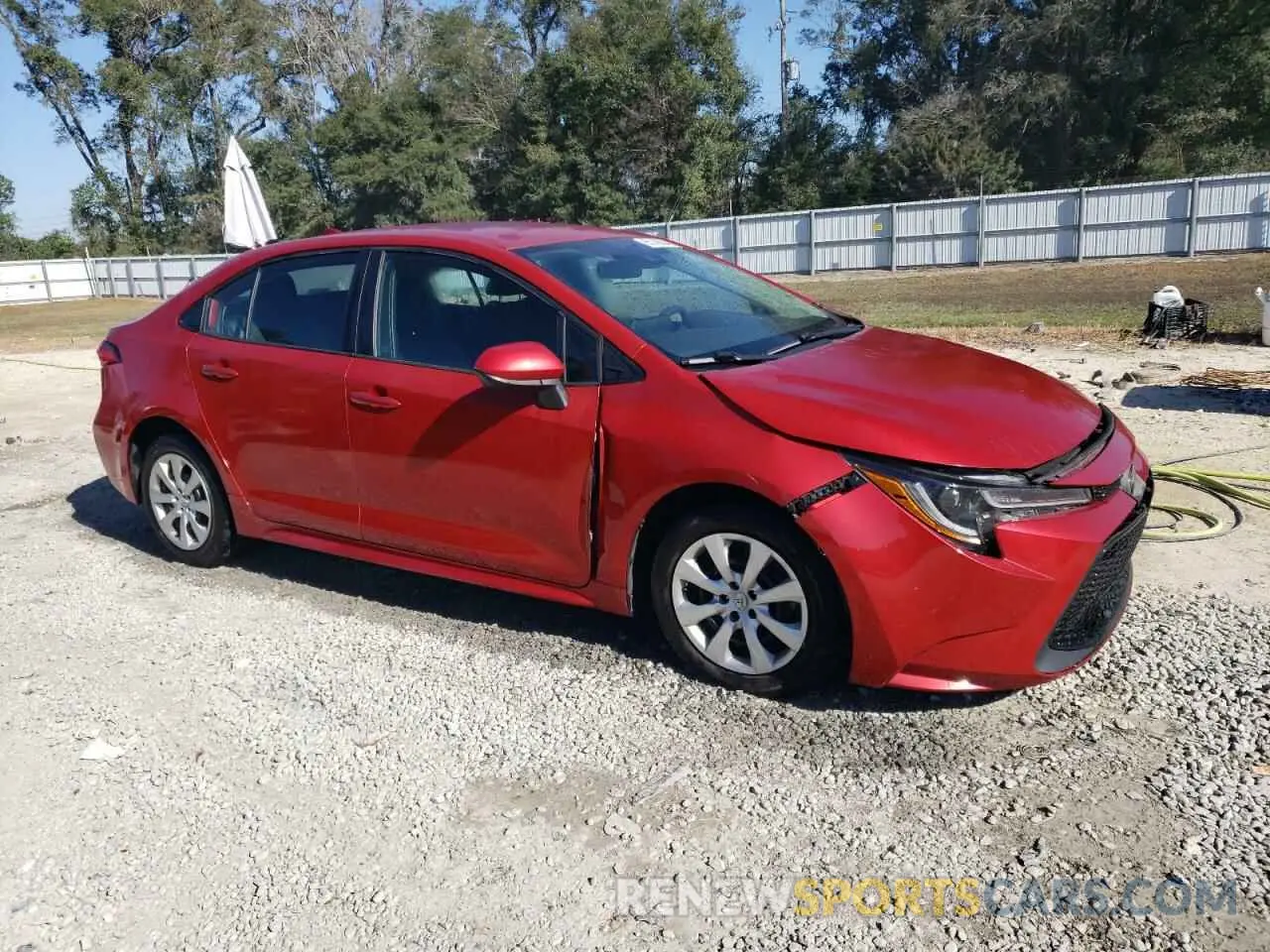 4 Фотография поврежденного автомобиля 5YFEPRAE9LP071689 TOYOTA COROLLA 2020