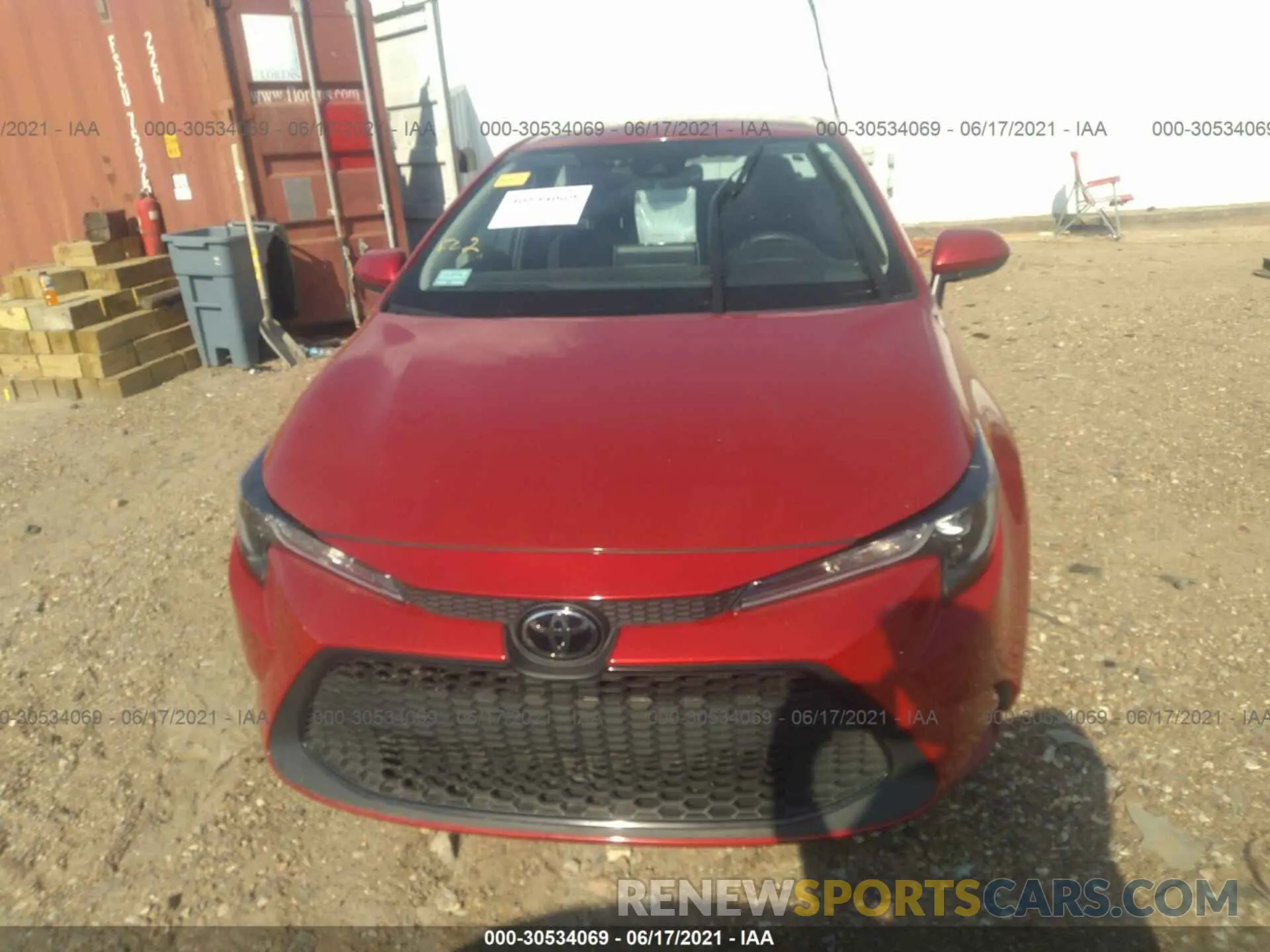 6 Photograph of a damaged car 5YFEPRAE9LP078383 TOYOTA COROLLA 2020