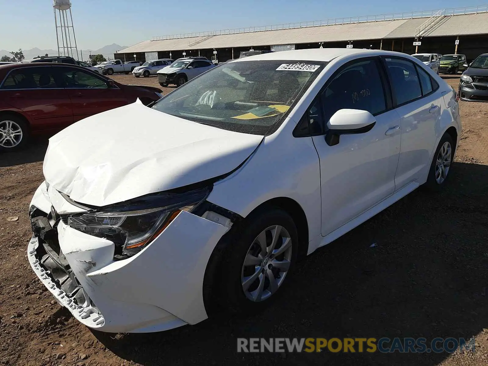2 Photograph of a damaged car 5YFEPRAE9LP080425 TOYOTA COROLLA 2020