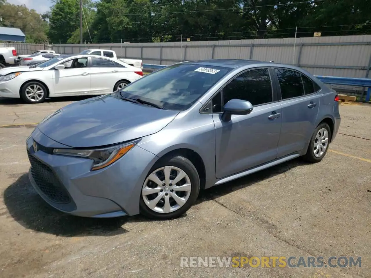 1 Photograph of a damaged car 5YFEPRAE9LP107543 TOYOTA COROLLA 2020