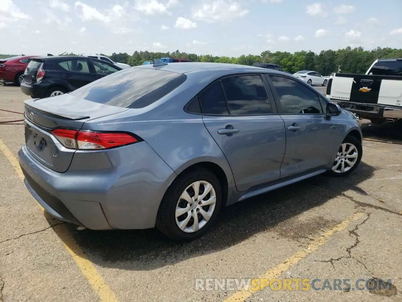 3 Photograph of a damaged car 5YFEPRAE9LP107543 TOYOTA COROLLA 2020