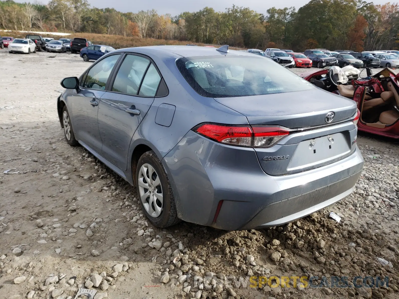 3 Фотография поврежденного автомобиля 5YFEPRAE9LP111818 TOYOTA COROLLA 2020