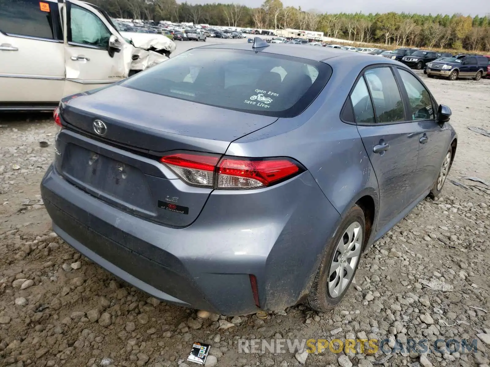4 Фотография поврежденного автомобиля 5YFEPRAE9LP111818 TOYOTA COROLLA 2020