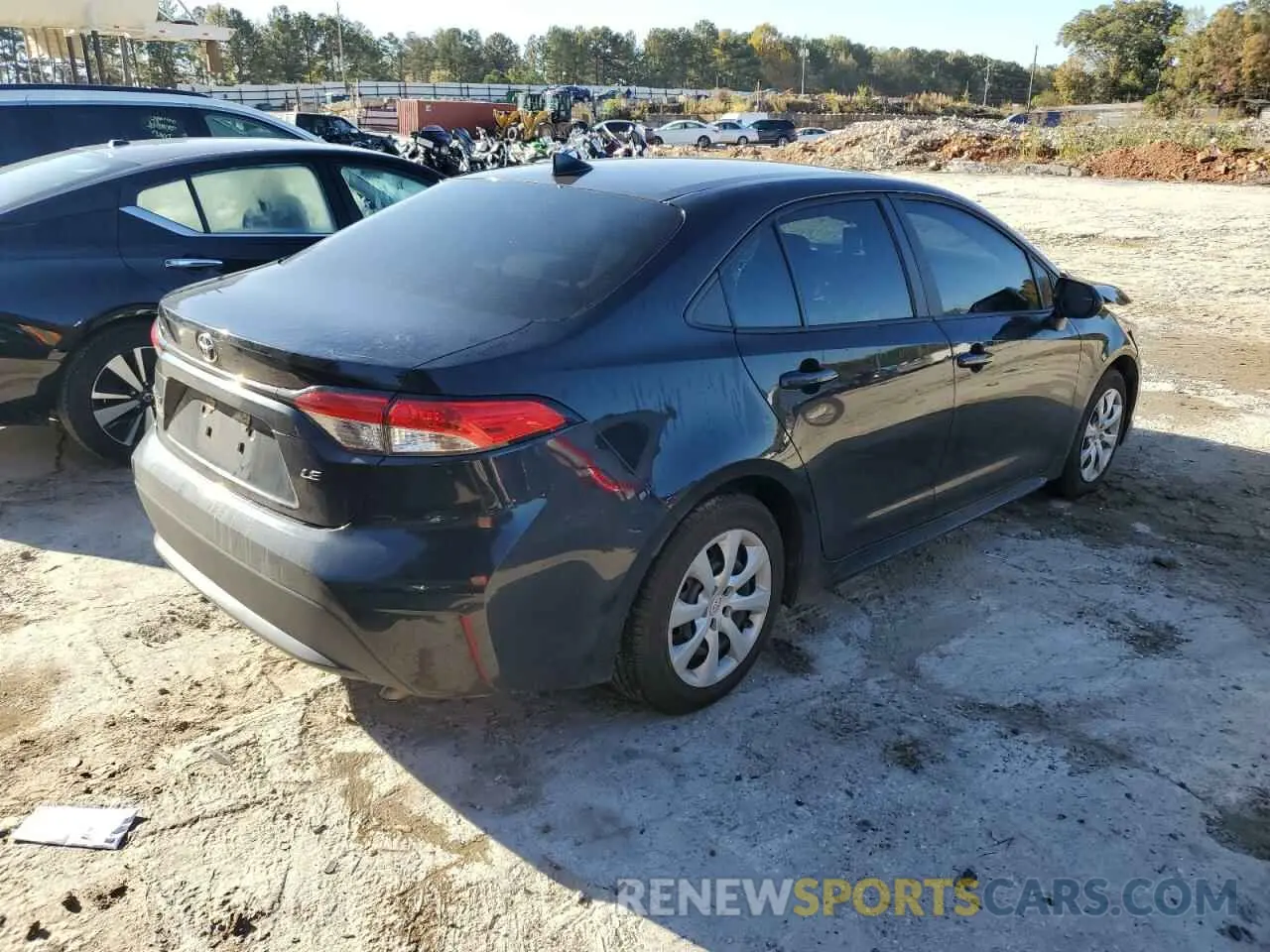 4 Photograph of a damaged car 5YFEPRAE9LP115237 TOYOTA COROLLA 2020