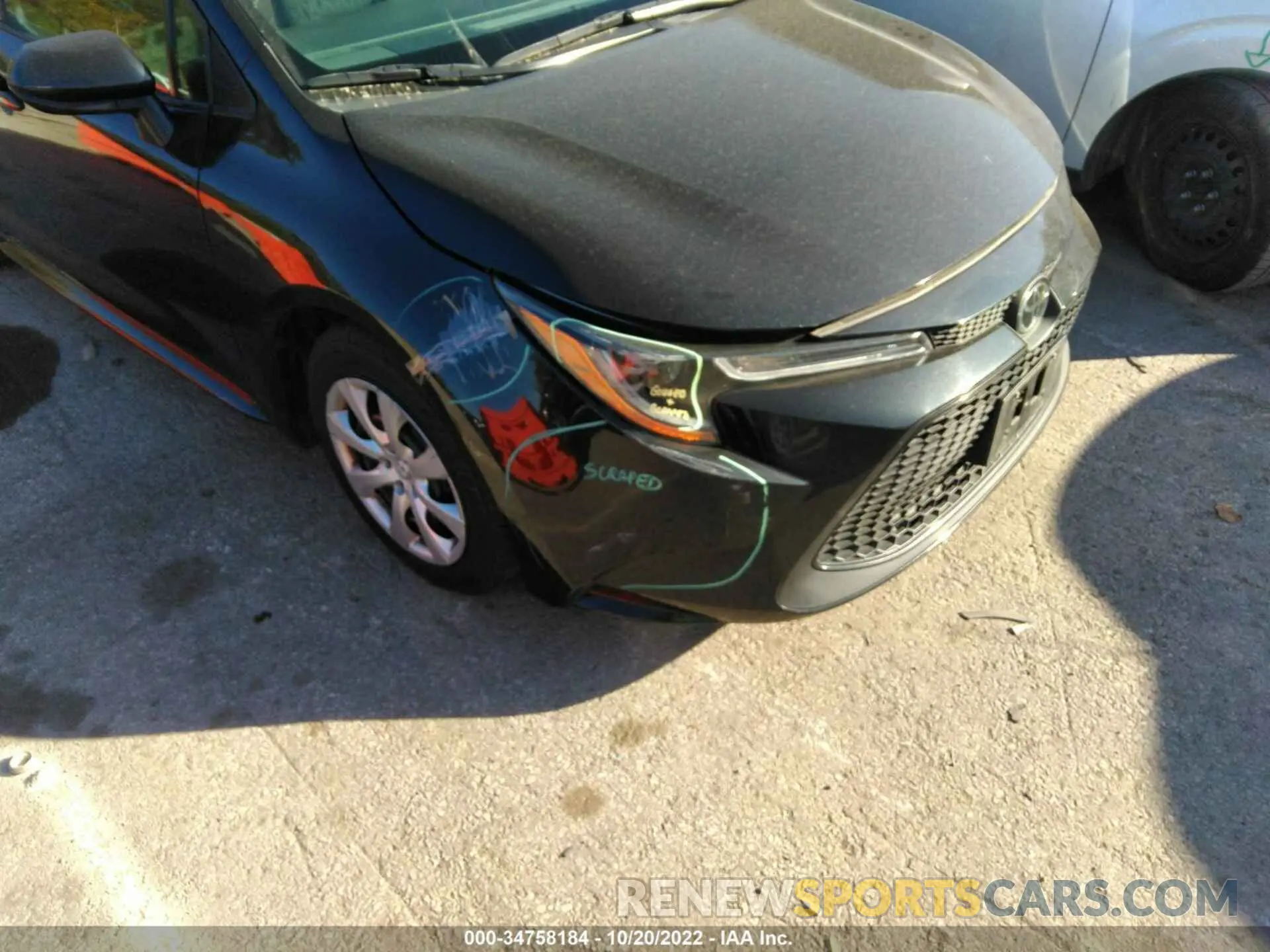 6 Фотография поврежденного автомобиля 5YFEPRAE9LP116324 TOYOTA COROLLA 2020