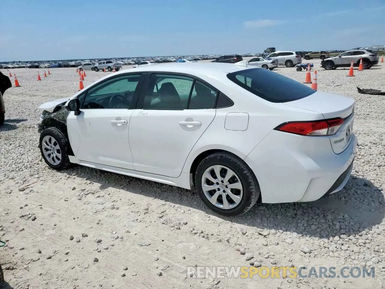 2 Photograph of a damaged car 5YFEPRAE9LP137903 TOYOTA COROLLA 2020