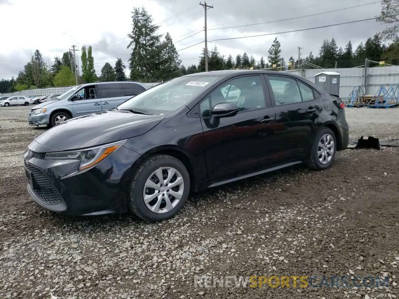 1 Photograph of a damaged car 5YFEPRAE9LP141000 TOYOTA COROLLA 2020