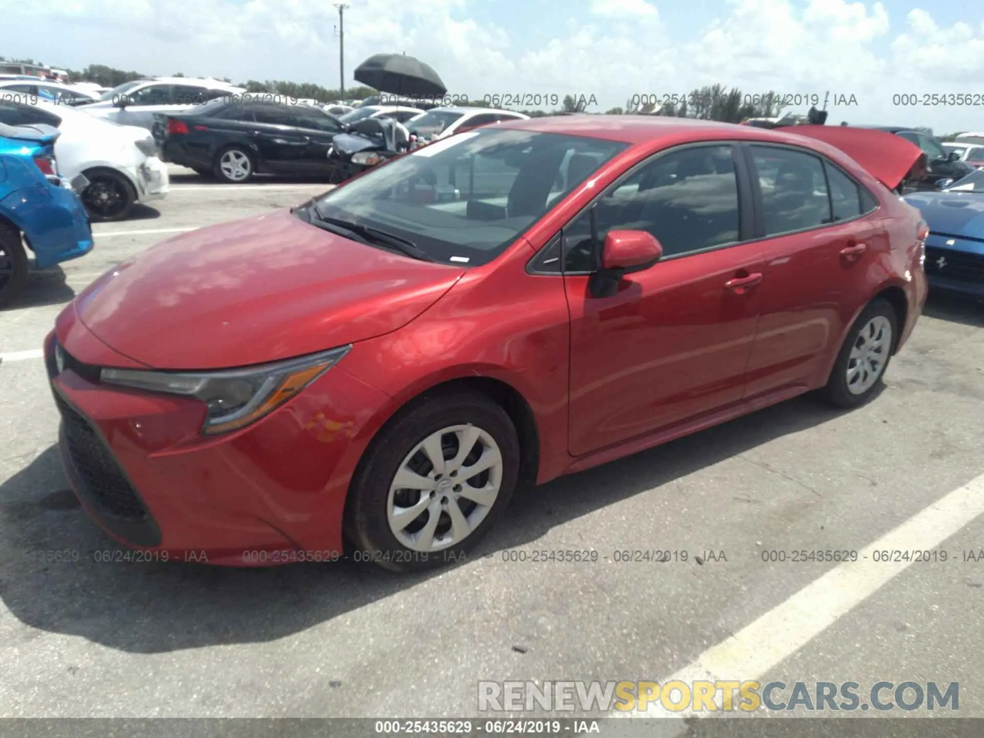 2 Photograph of a damaged car 5YFEPRAEXLP004096 TOYOTA COROLLA 2020