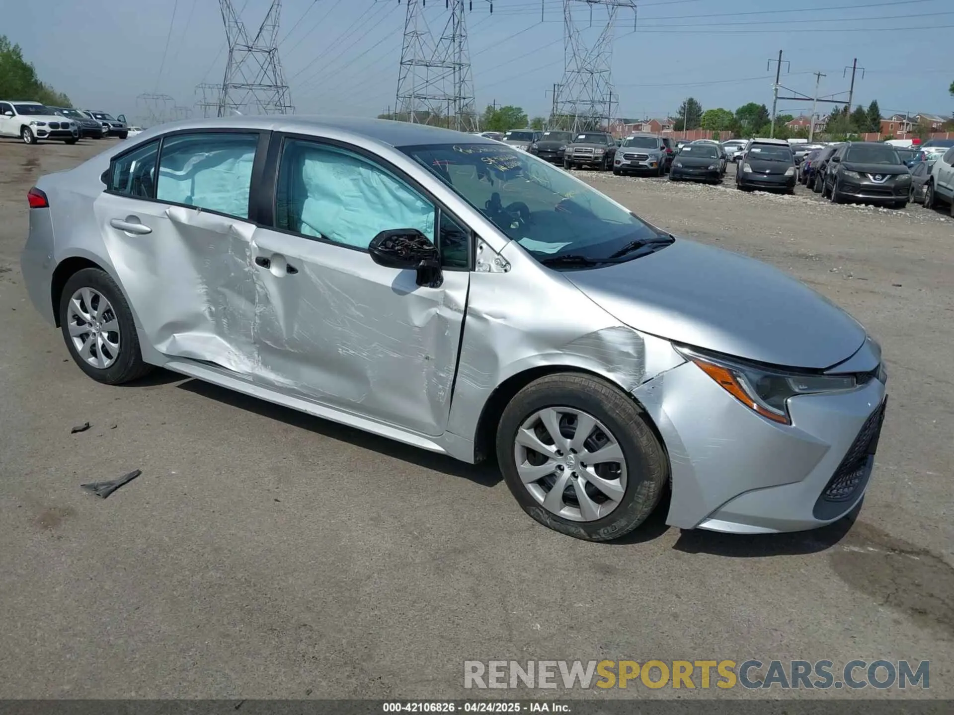 1 Photograph of a damaged car 5YFEPRAEXLP028821 TOYOTA COROLLA 2020