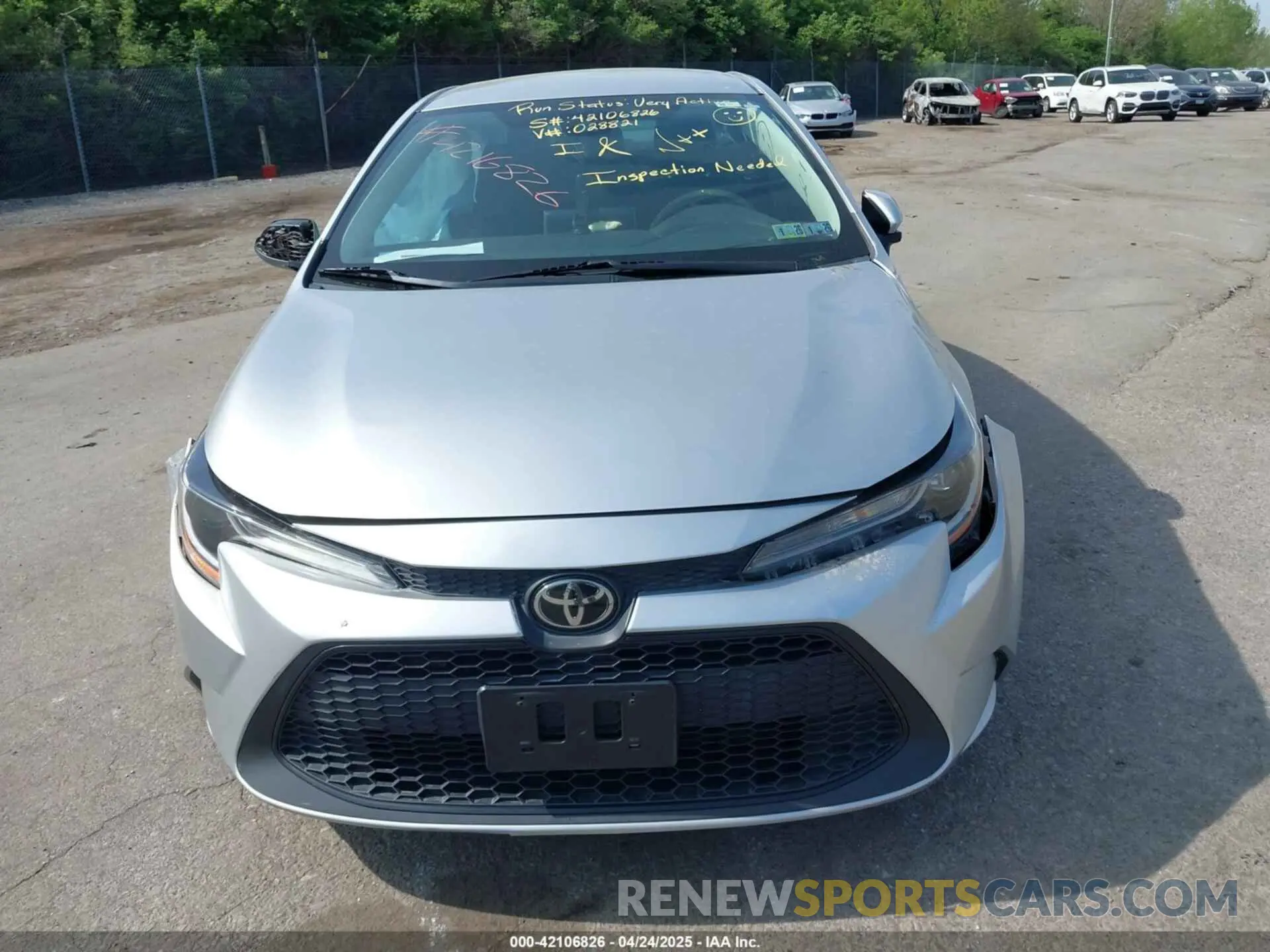 13 Photograph of a damaged car 5YFEPRAEXLP028821 TOYOTA COROLLA 2020