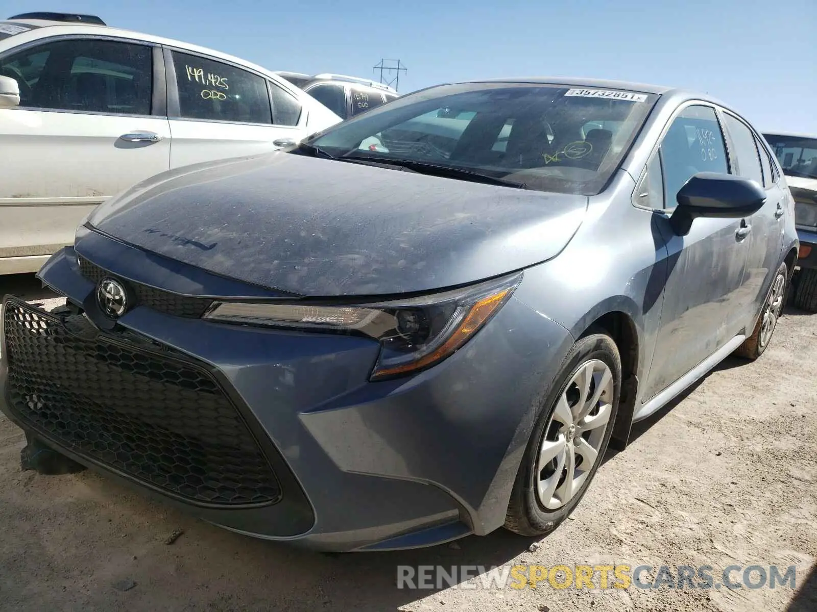 2 Photograph of a damaged car 5YFEPRAEXLP034649 TOYOTA COROLLA 2020