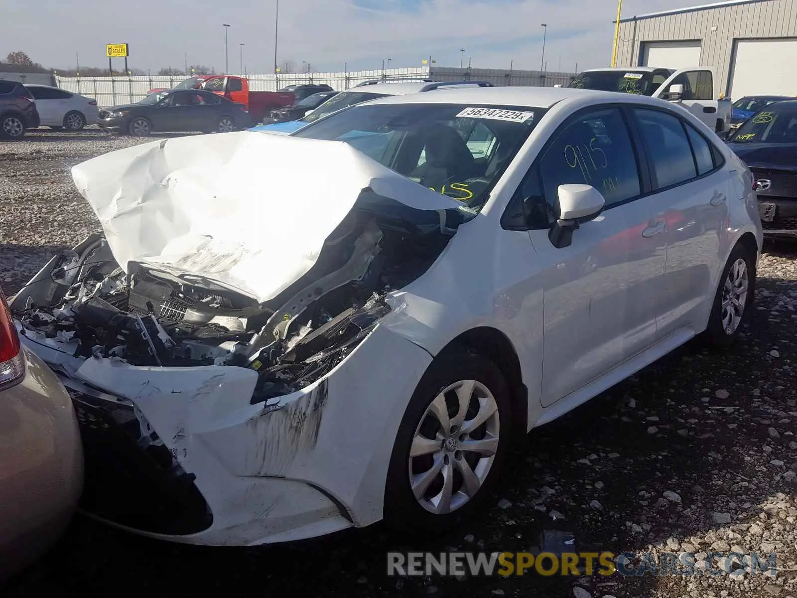 2 Photograph of a damaged car 5YFEPRAEXLP035686 TOYOTA COROLLA 2020