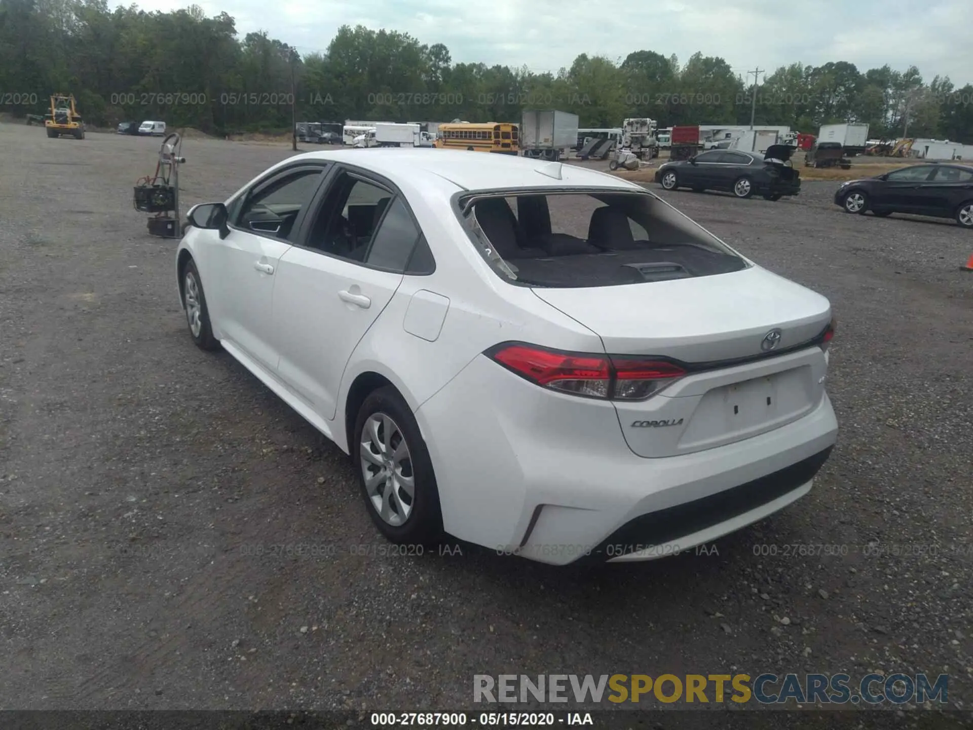 3 Photograph of a damaged car 5YFEPRAEXLP046574 TOYOTA COROLLA 2020