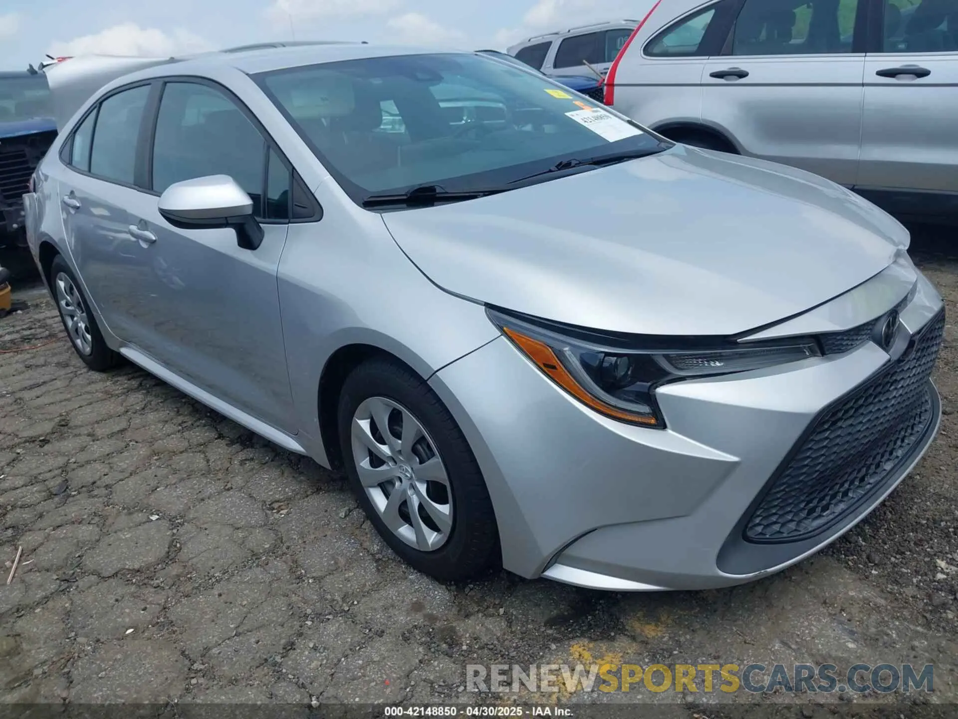 1 Photograph of a damaged car 5YFEPRAEXLP054593 TOYOTA COROLLA 2020