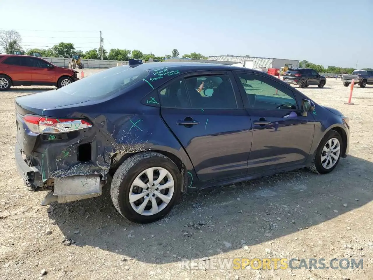 3 Фотография поврежденного автомобиля 5YFEPRAEXLP054934 TOYOTA COROLLA 2020