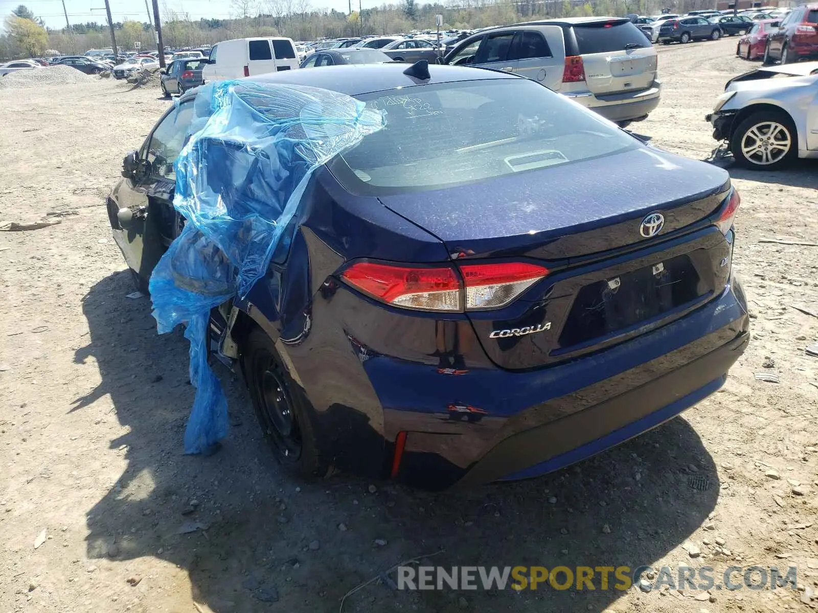 3 Photograph of a damaged car 5YFEPRAEXLP061771 TOYOTA COROLLA 2020