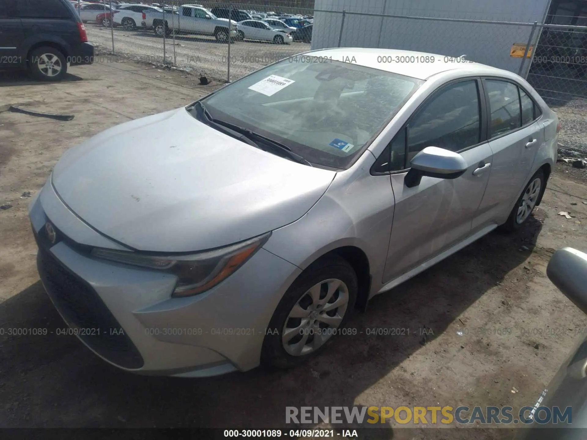 2 Photograph of a damaged car 5YFEPRAEXLP067912 TOYOTA COROLLA 2020