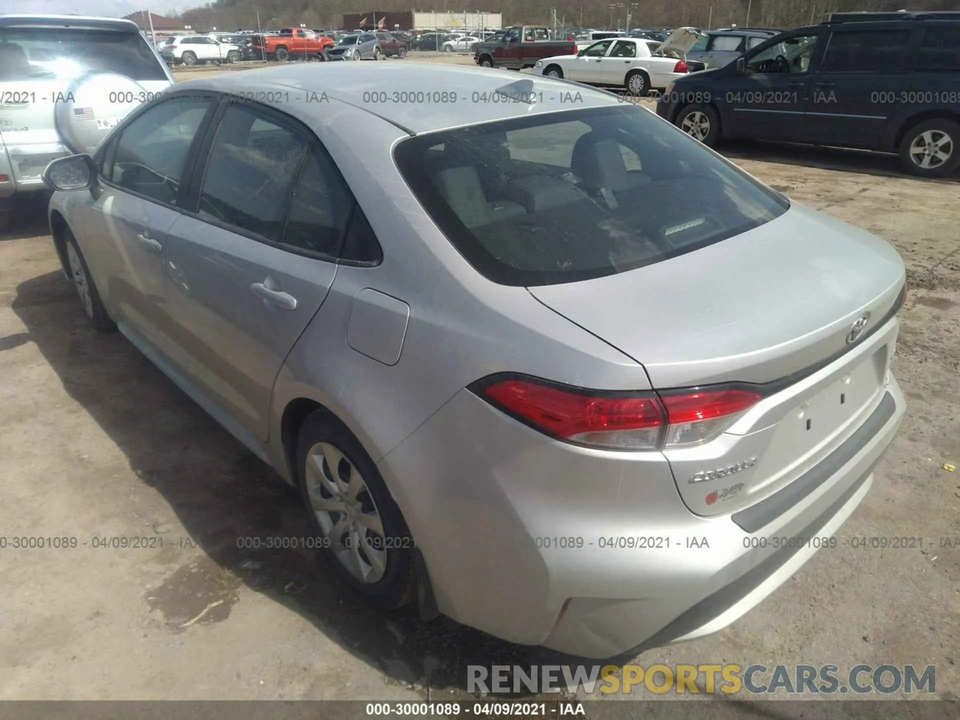3 Photograph of a damaged car 5YFEPRAEXLP067912 TOYOTA COROLLA 2020