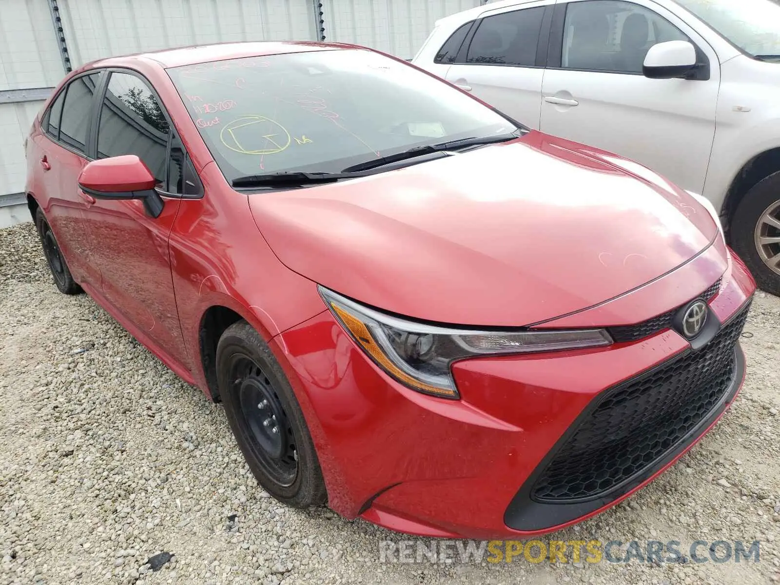 1 Photograph of a damaged car 5YFEPRAEXLP068154 TOYOTA COROLLA 2020