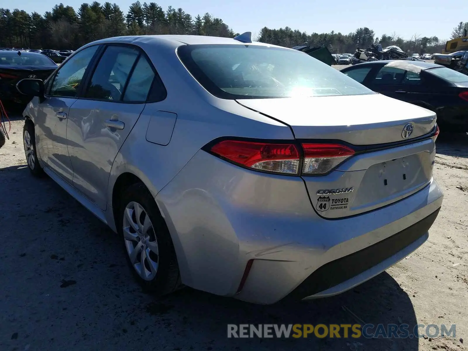 3 Photograph of a damaged car 5YFEPRAEXLP069417 TOYOTA COROLLA 2020