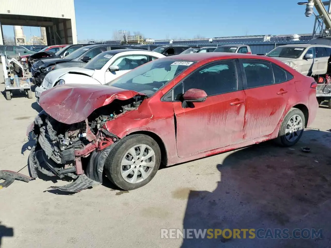 1 Photograph of a damaged car 5YFEPRAEXLP072544 TOYOTA COROLLA 2020