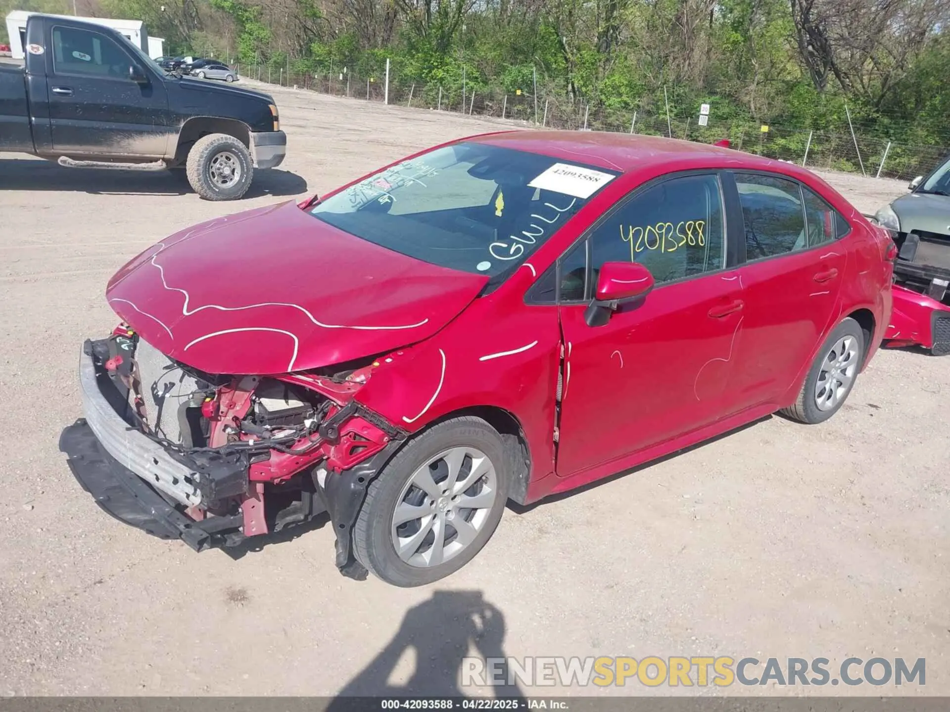 2 Фотография поврежденного автомобиля 5YFEPRAEXLP073676 TOYOTA COROLLA 2020