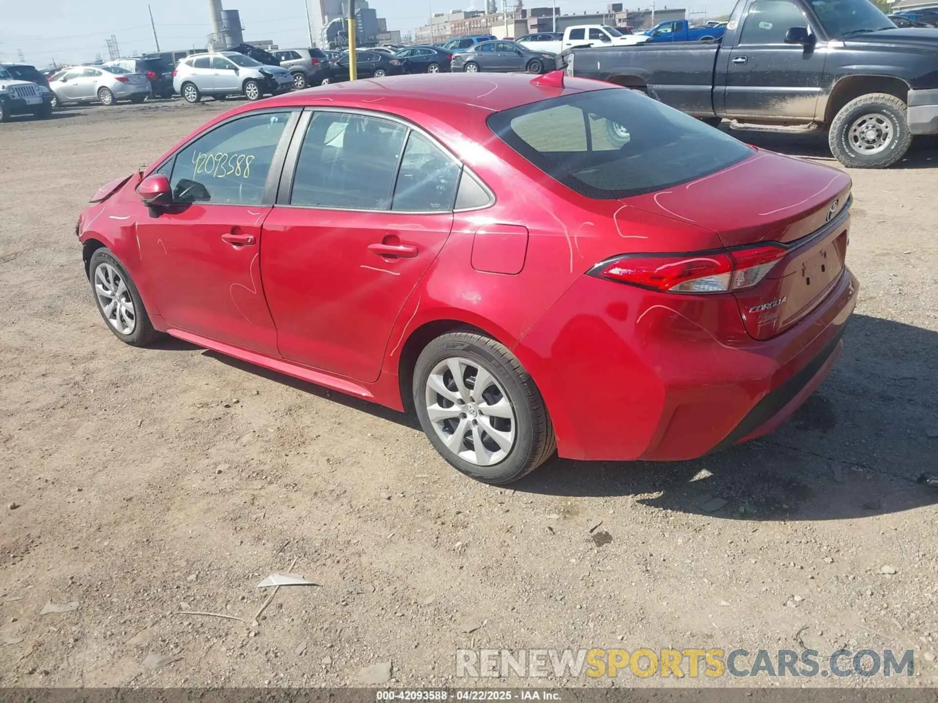 3 Фотография поврежденного автомобиля 5YFEPRAEXLP073676 TOYOTA COROLLA 2020