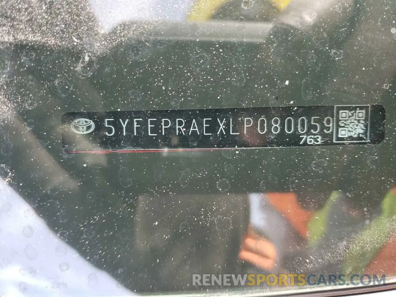 10 Фотография поврежденного автомобиля 5YFEPRAEXLP080059 TOYOTA COROLLA 2020