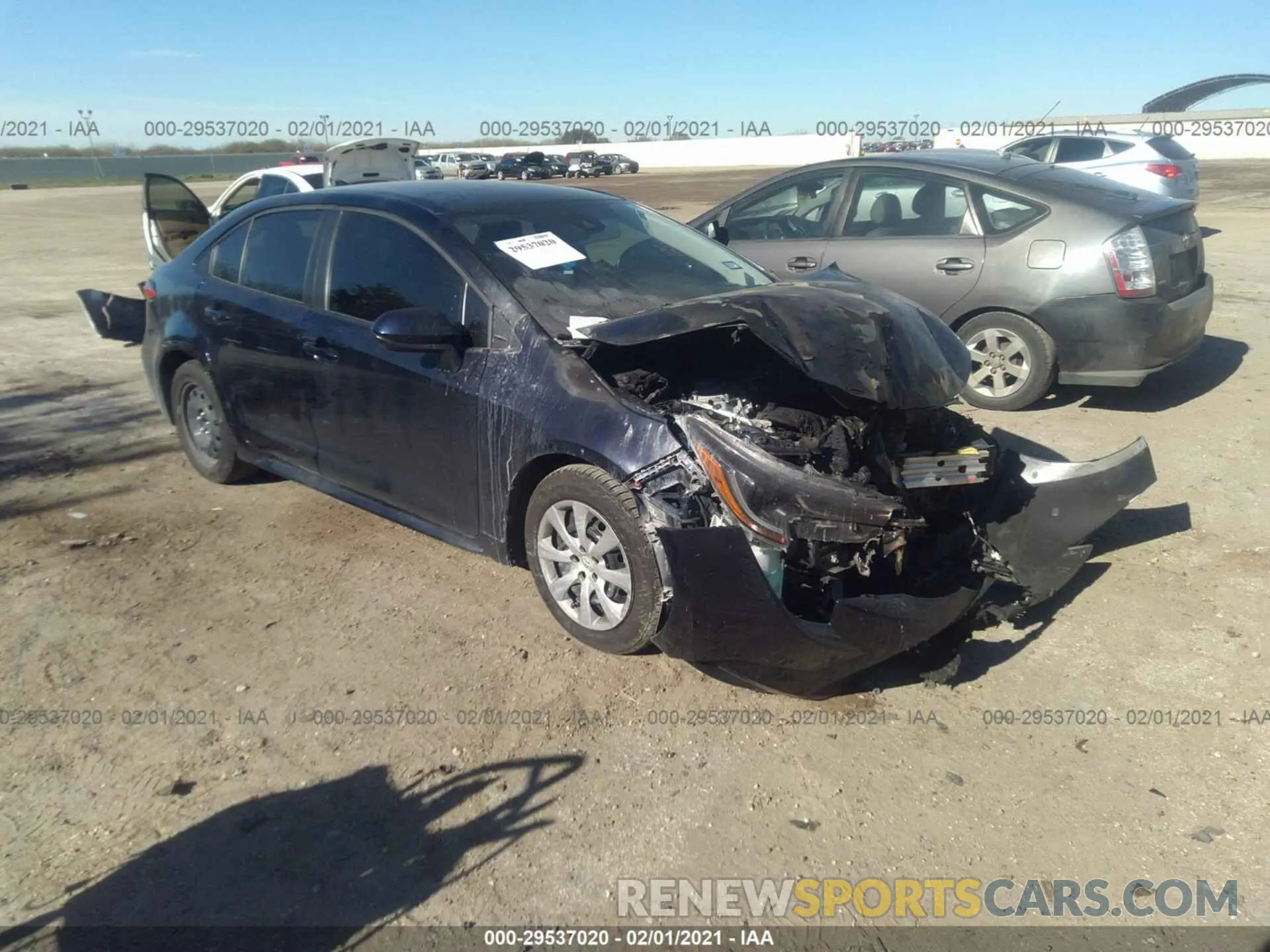 1 Photograph of a damaged car 5YFEPRAEXLP083494 TOYOTA COROLLA 2020