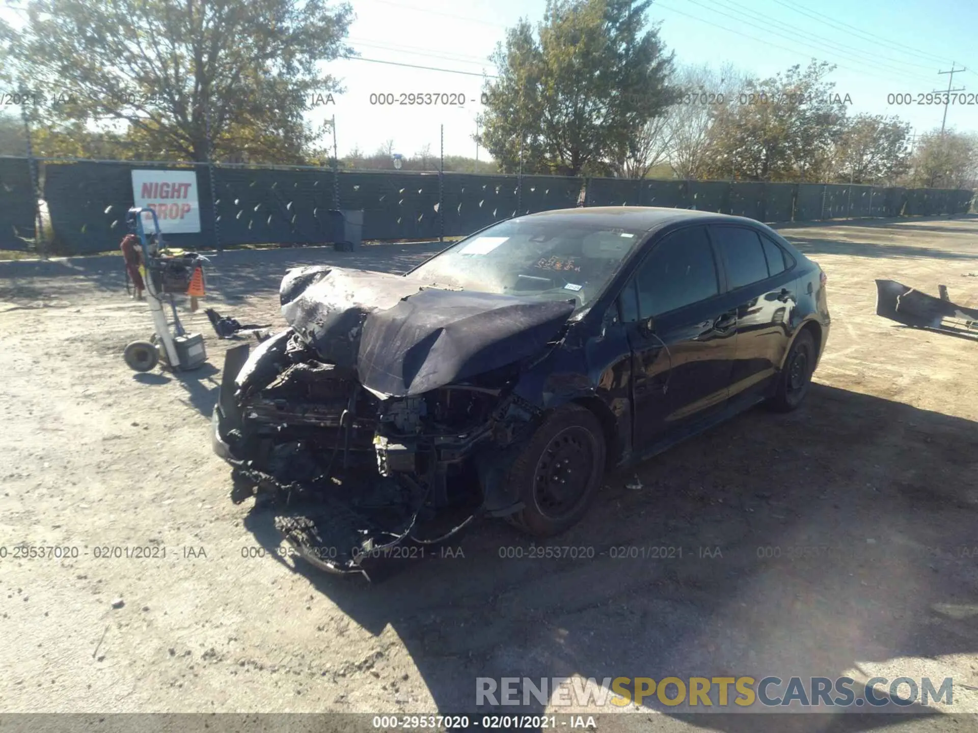 2 Photograph of a damaged car 5YFEPRAEXLP083494 TOYOTA COROLLA 2020