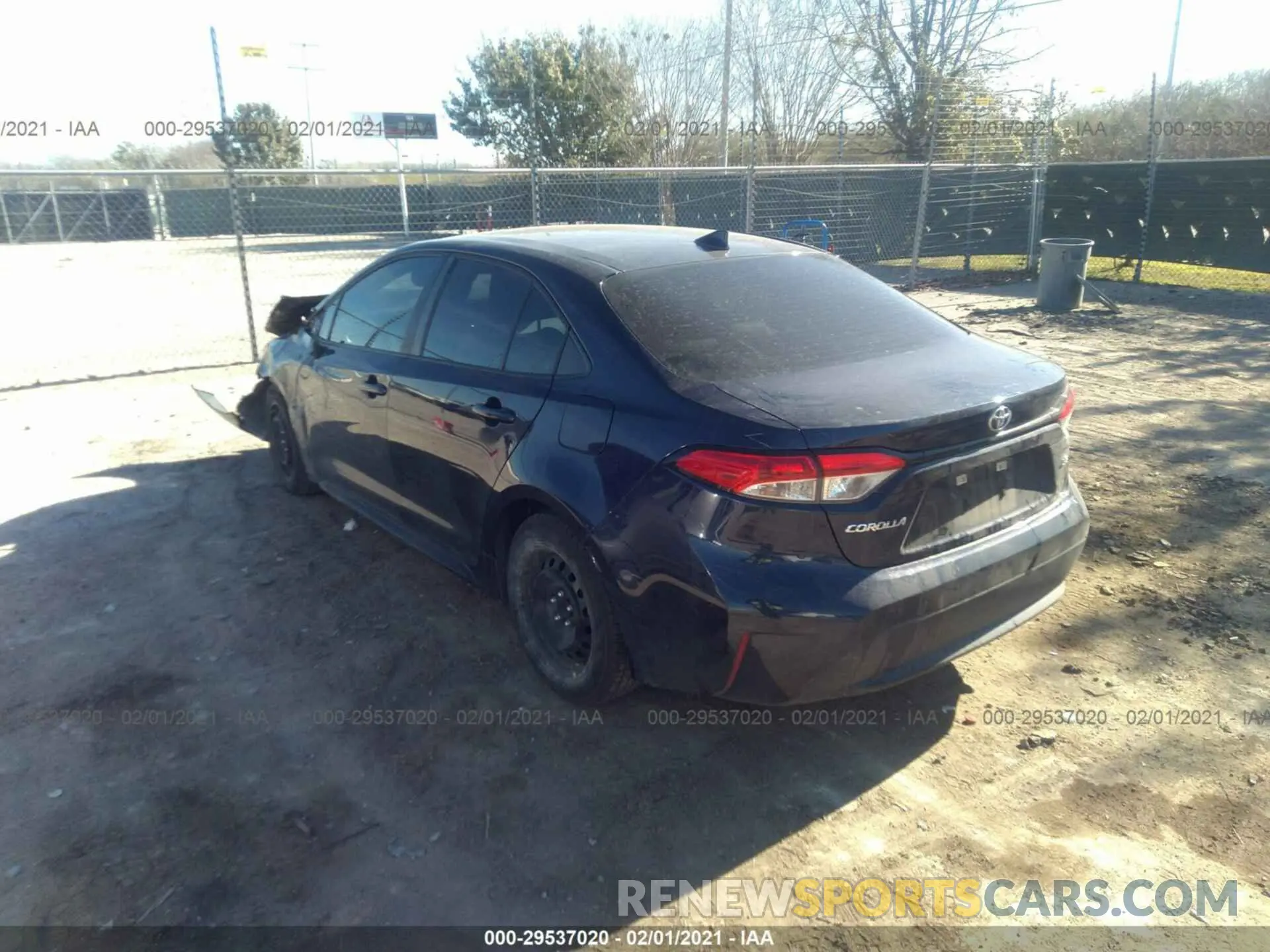 3 Photograph of a damaged car 5YFEPRAEXLP083494 TOYOTA COROLLA 2020