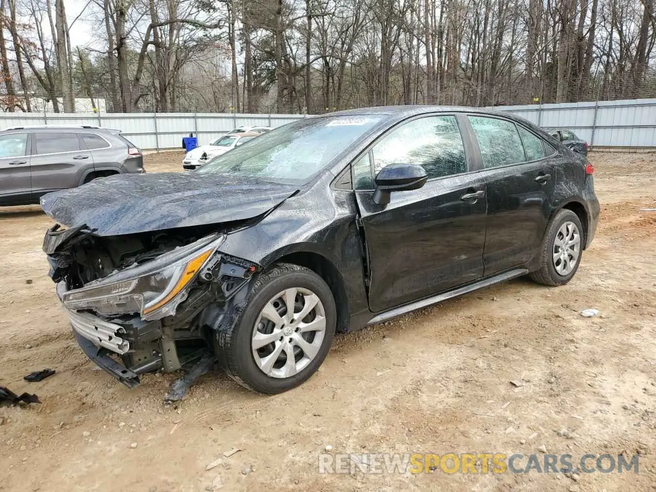 1 Photograph of a damaged car 5YFEPRAEXLP083818 TOYOTA COROLLA 2020