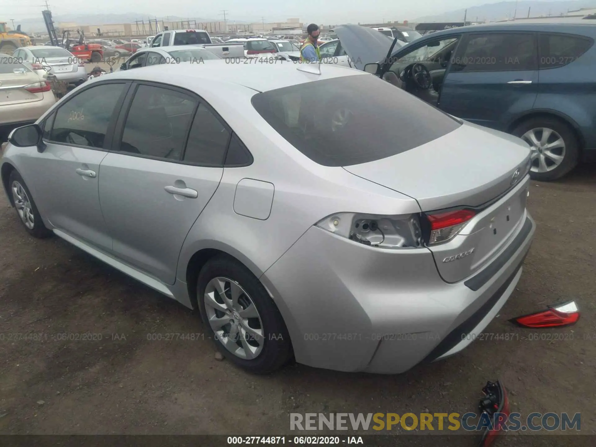 3 Photograph of a damaged car 5YFEPRAEXLP090462 TOYOTA COROLLA 2020