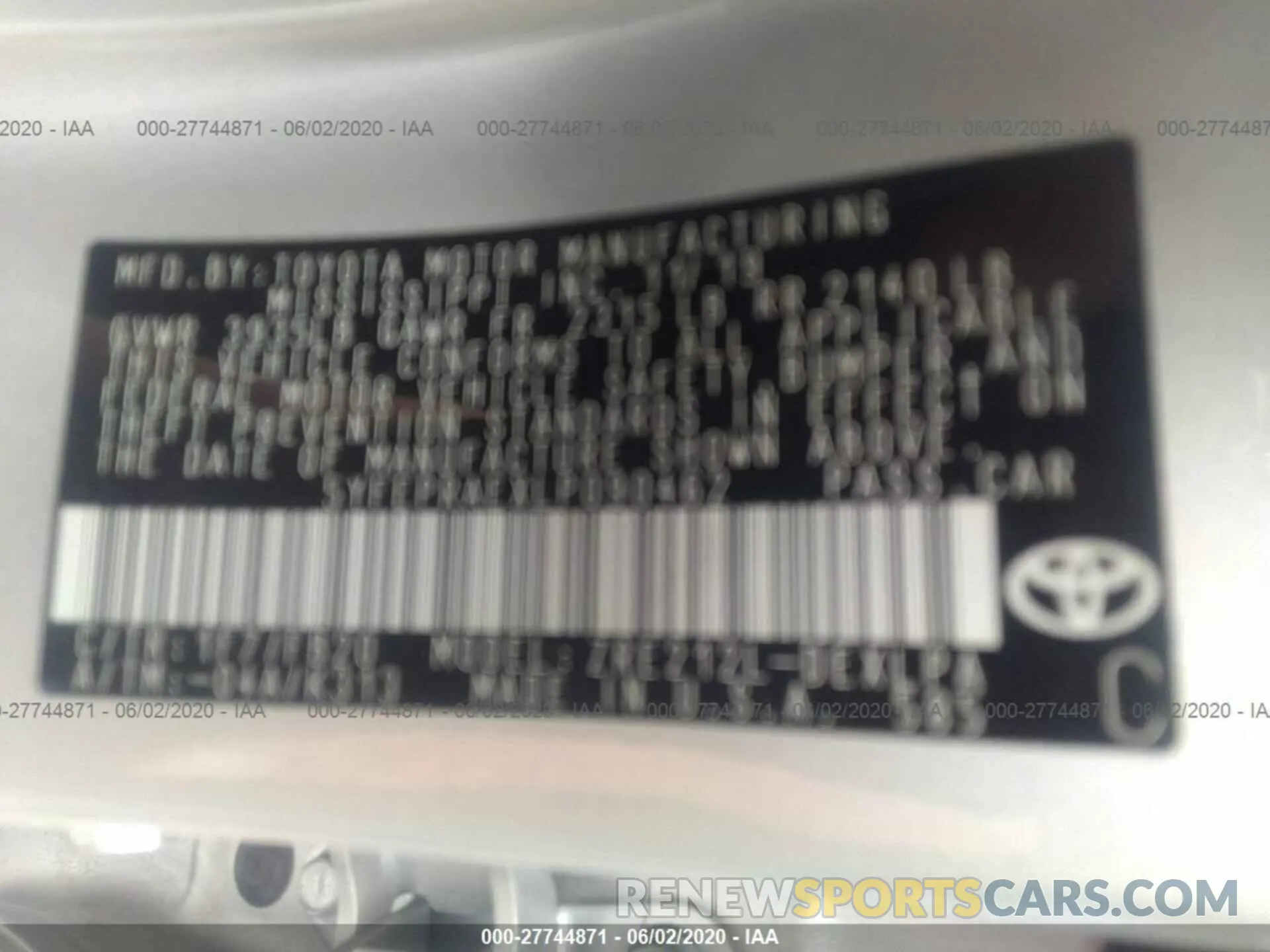 9 Photograph of a damaged car 5YFEPRAEXLP090462 TOYOTA COROLLA 2020