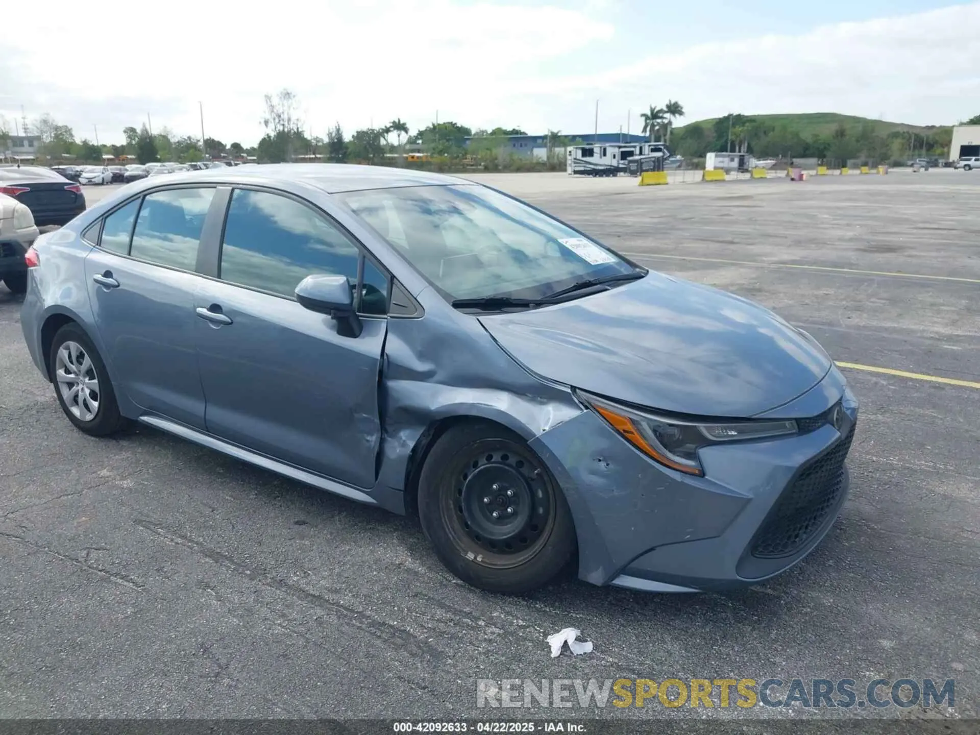 1 Photograph of a damaged car 5YFEPRAEXLP090722 TOYOTA COROLLA 2020