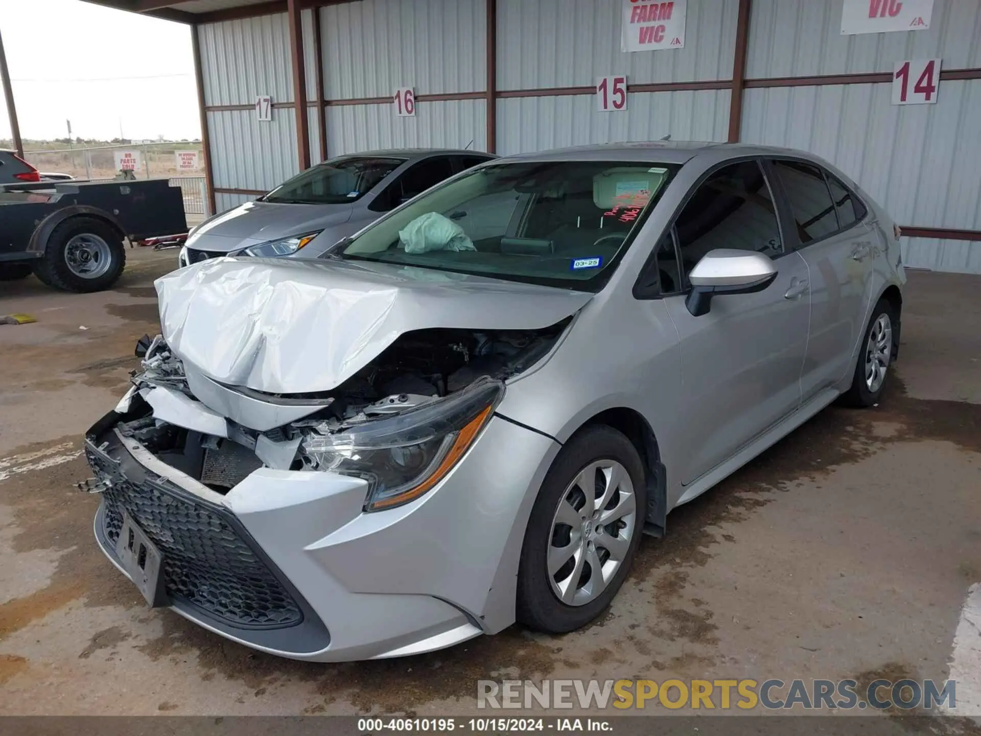 2 Photograph of a damaged car 5YFEPRAEXLP092664 TOYOTA COROLLA 2020