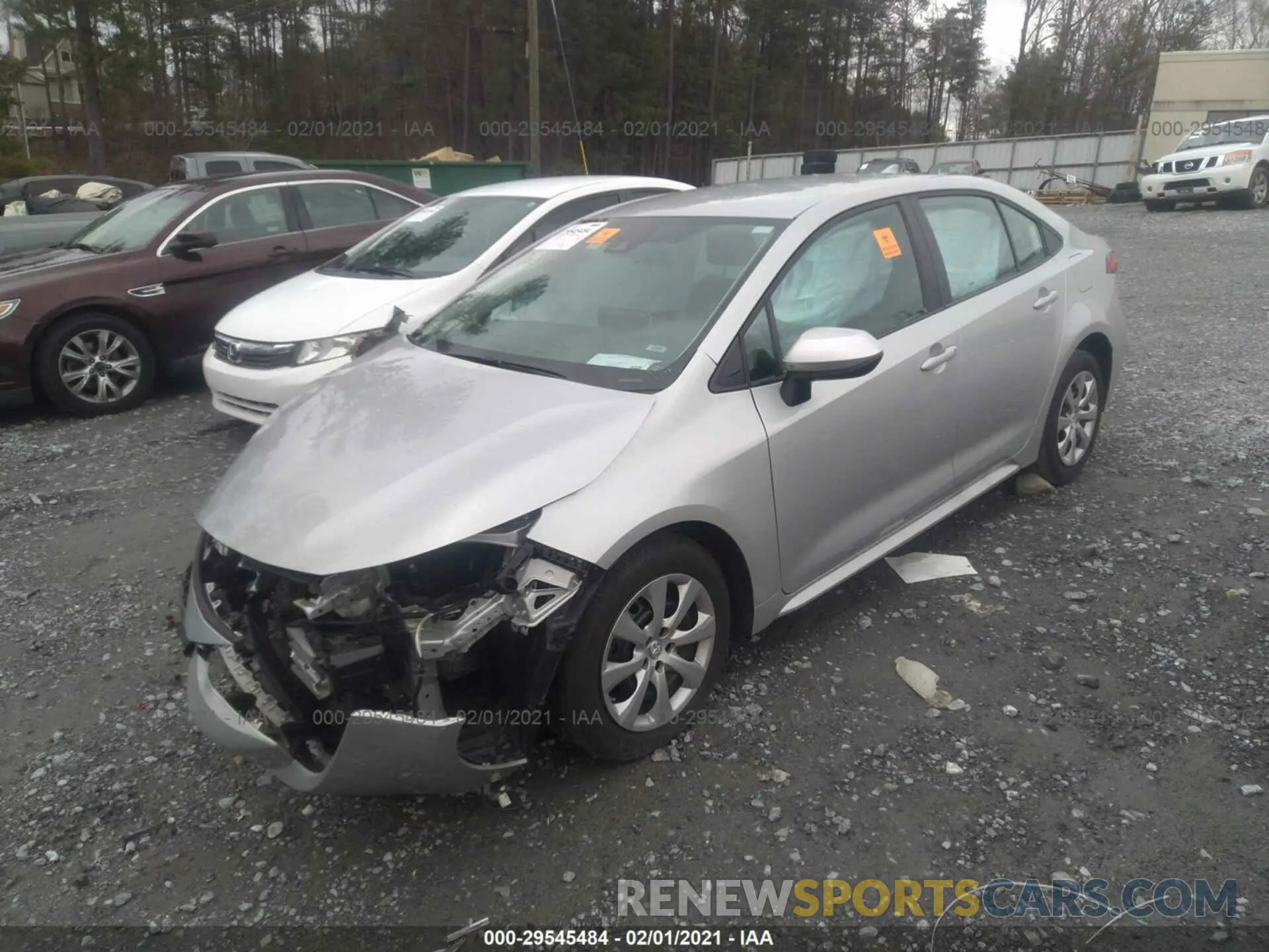 2 Photograph of a damaged car 5YFEPRAEXLP106708 TOYOTA COROLLA 2020