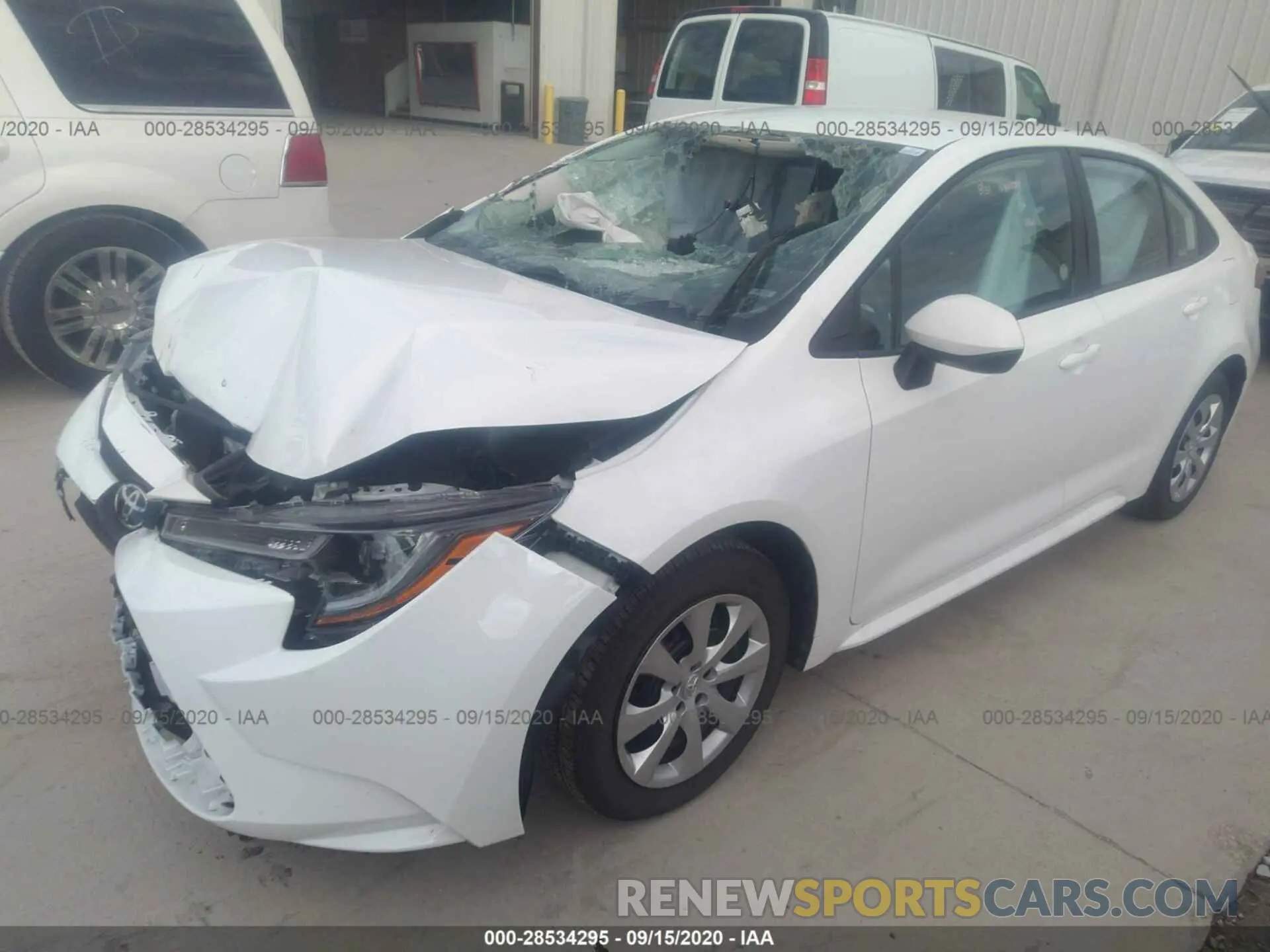2 Photograph of a damaged car 5YFEPRAEXLP109351 TOYOTA COROLLA 2020