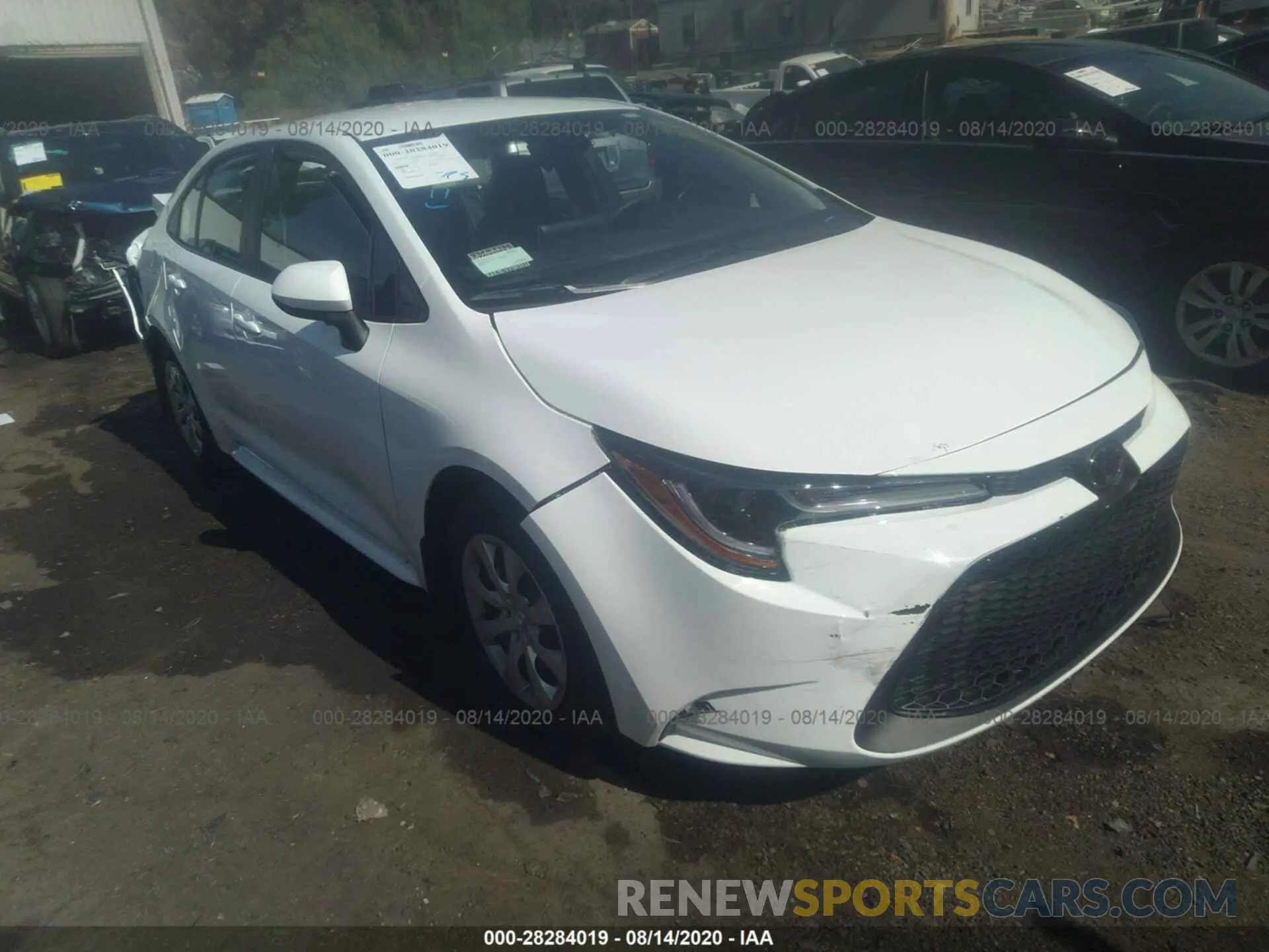 1 Photograph of a damaged car 5YFEPRAEXLP137795 TOYOTA COROLLA 2020