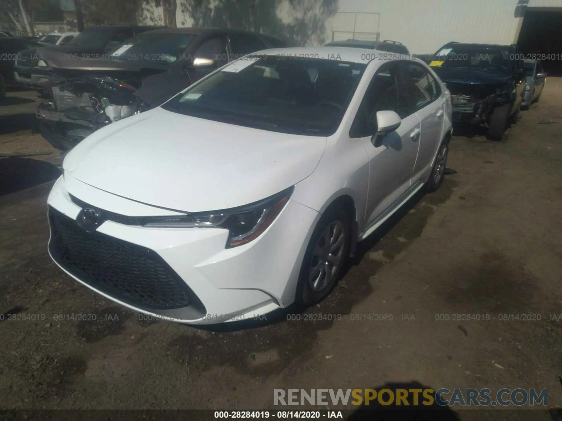 2 Photograph of a damaged car 5YFEPRAEXLP137795 TOYOTA COROLLA 2020