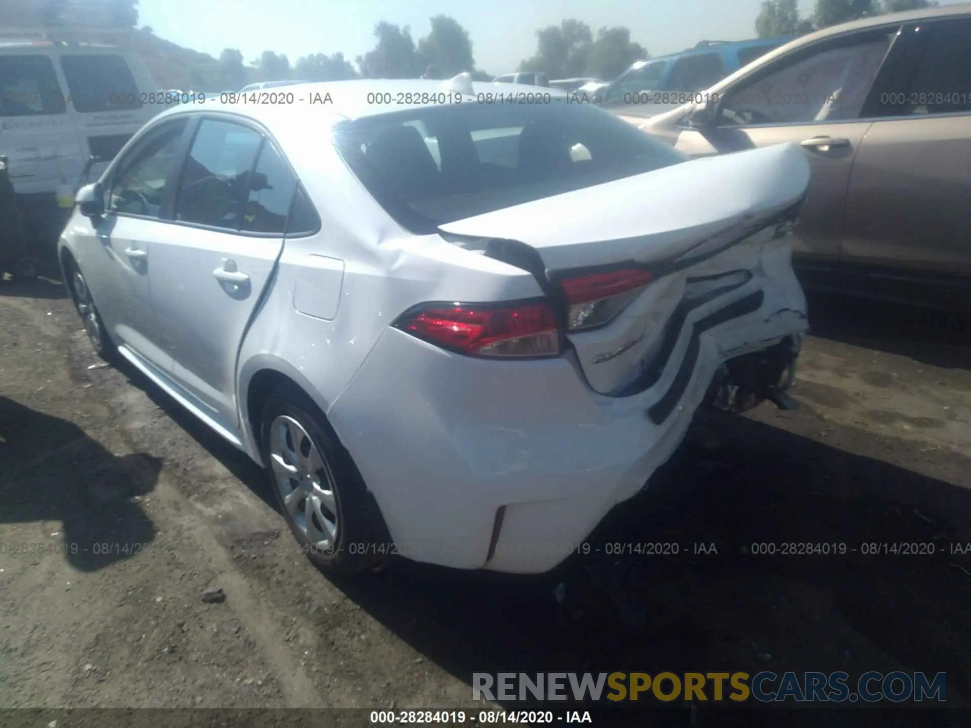 3 Photograph of a damaged car 5YFEPRAEXLP137795 TOYOTA COROLLA 2020