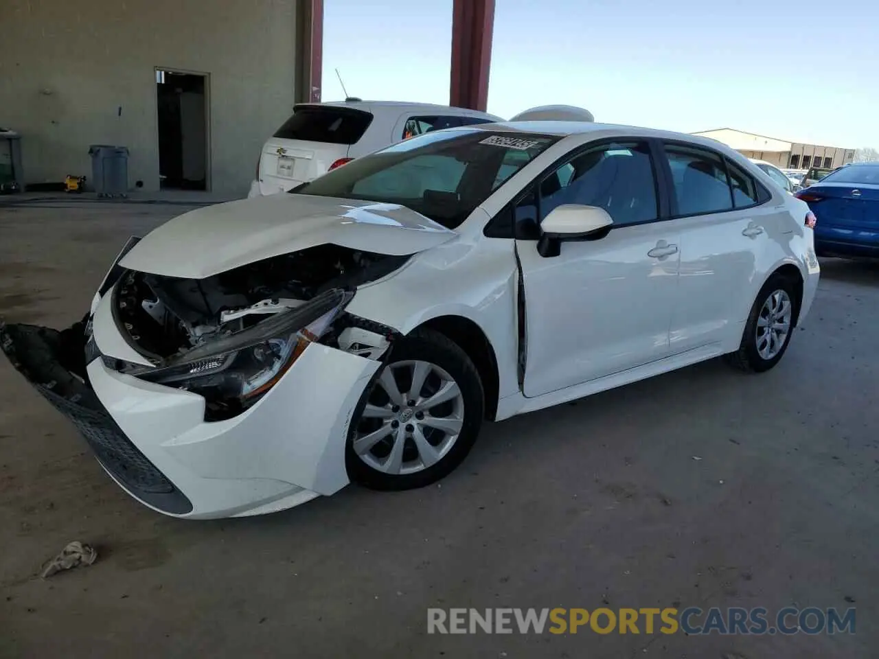 1 Photograph of a damaged car 5YFEPRAEXLP140292 TOYOTA COROLLA 2020