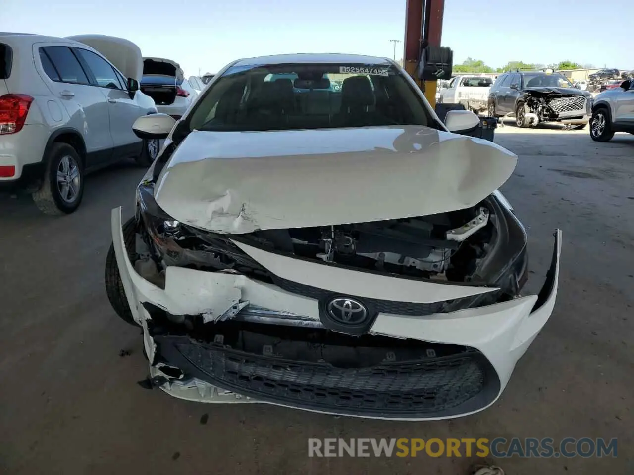 5 Photograph of a damaged car 5YFEPRAEXLP140292 TOYOTA COROLLA 2020