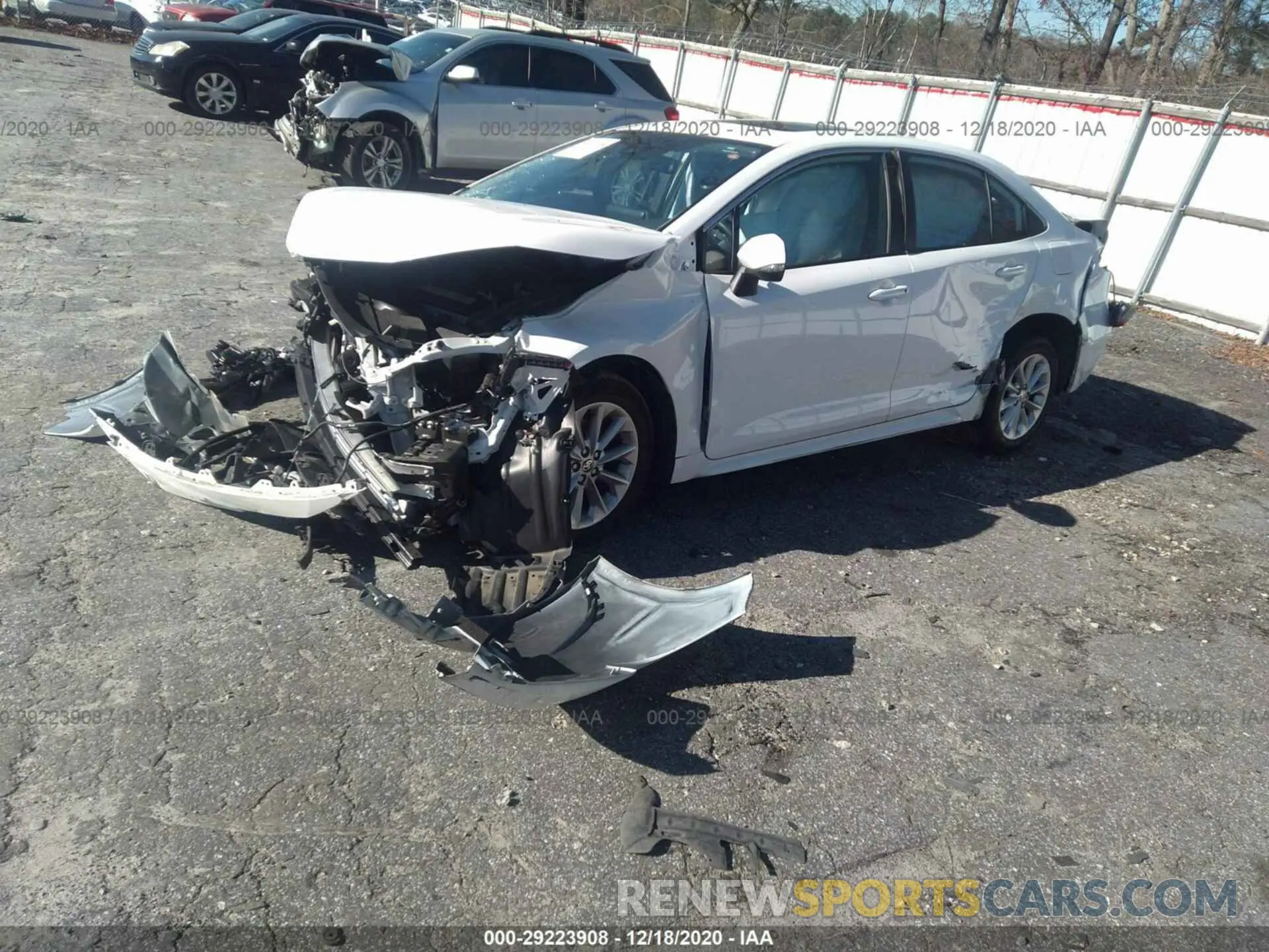 2 Photograph of a damaged car 5YFFPRAE3LP021956 TOYOTA COROLLA 2020