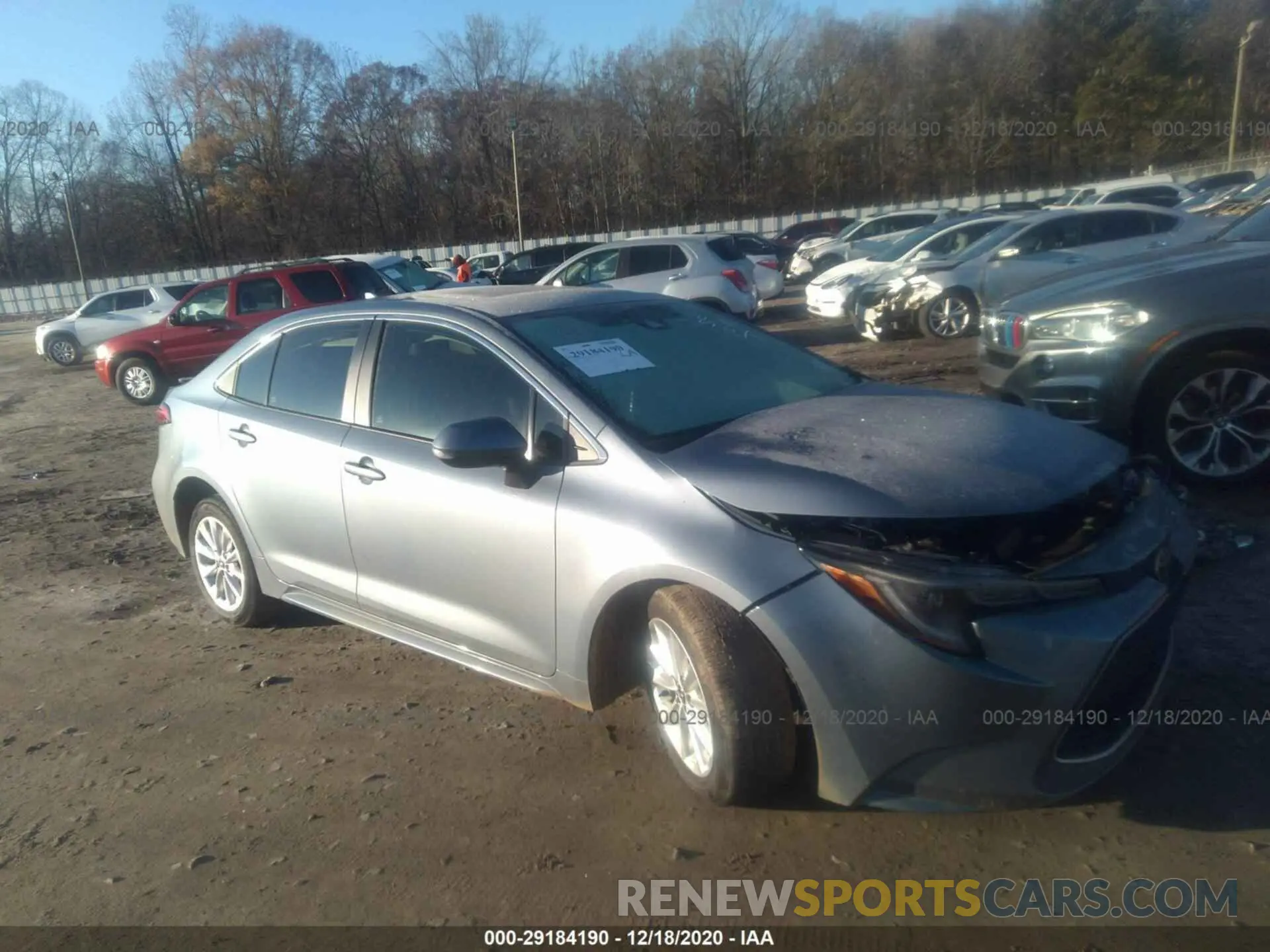 1 Photograph of a damaged car 5YFFPRAE5LP115403 TOYOTA COROLLA 2020