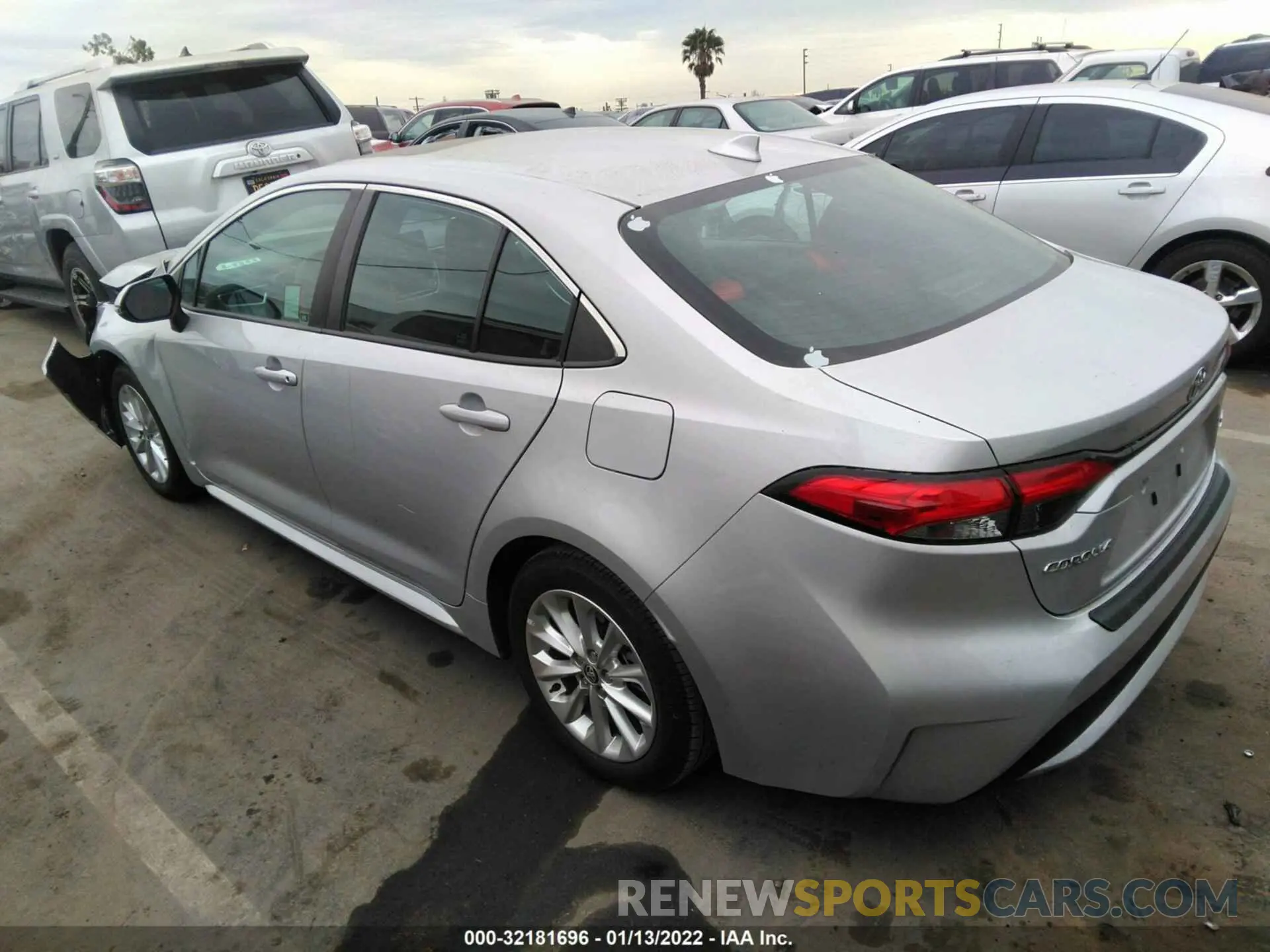 3 Photograph of a damaged car 5YFFPRAE7LP088432 TOYOTA COROLLA 2020
