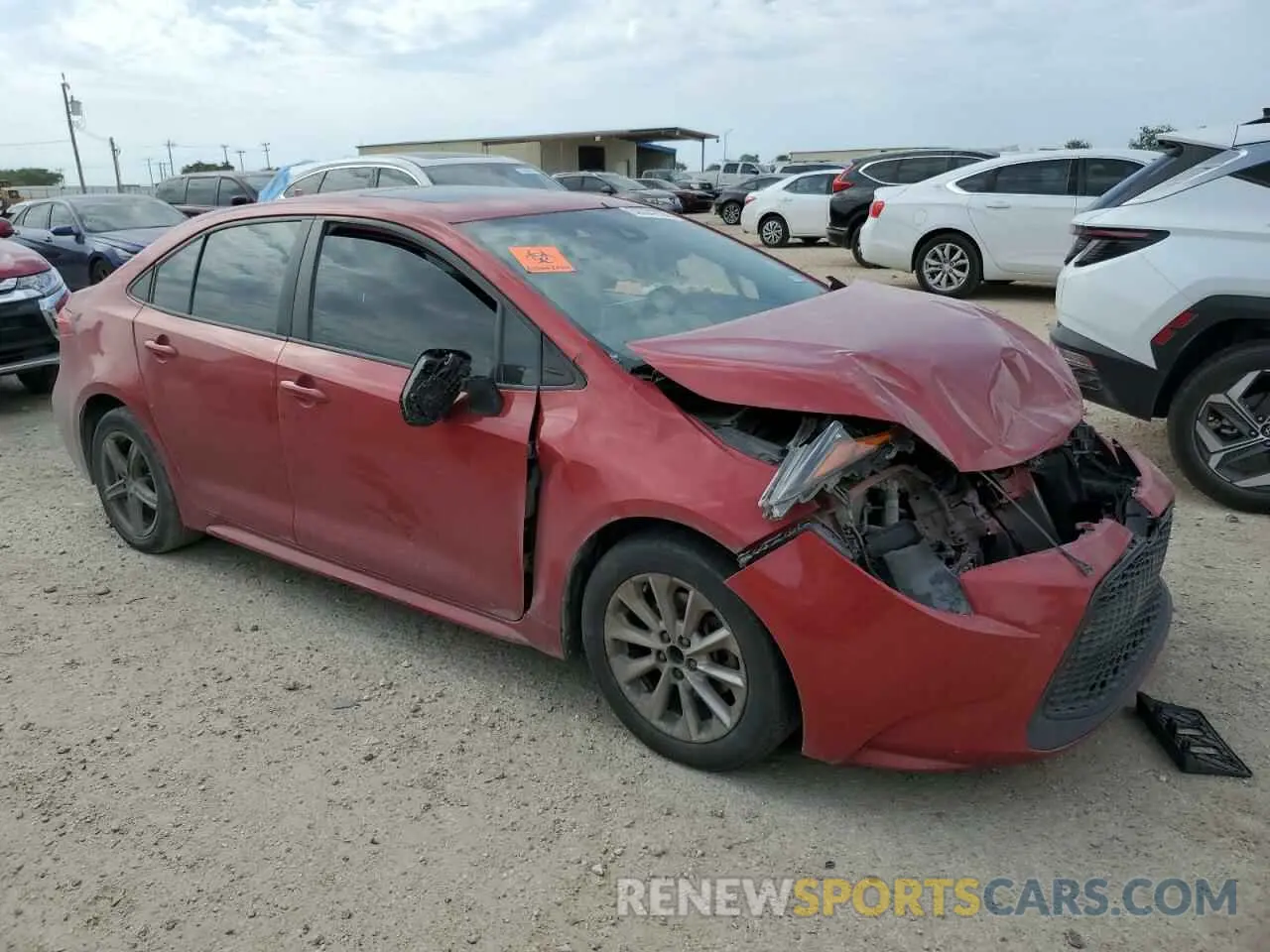 4 Photograph of a damaged car 5YFHPRAE0LP021213 TOYOTA COROLLA 2020