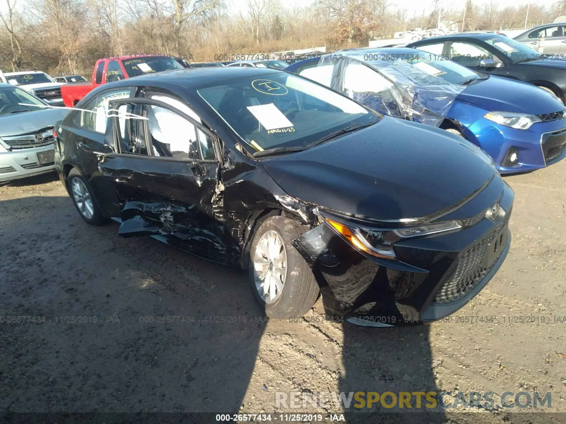 1 Photograph of a damaged car 5YFHPRAE1LP054513 TOYOTA COROLLA 2020